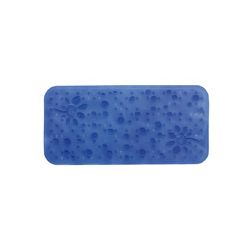 ALFOMBRA BAÑO GOTAS 75X36CM.AZUL